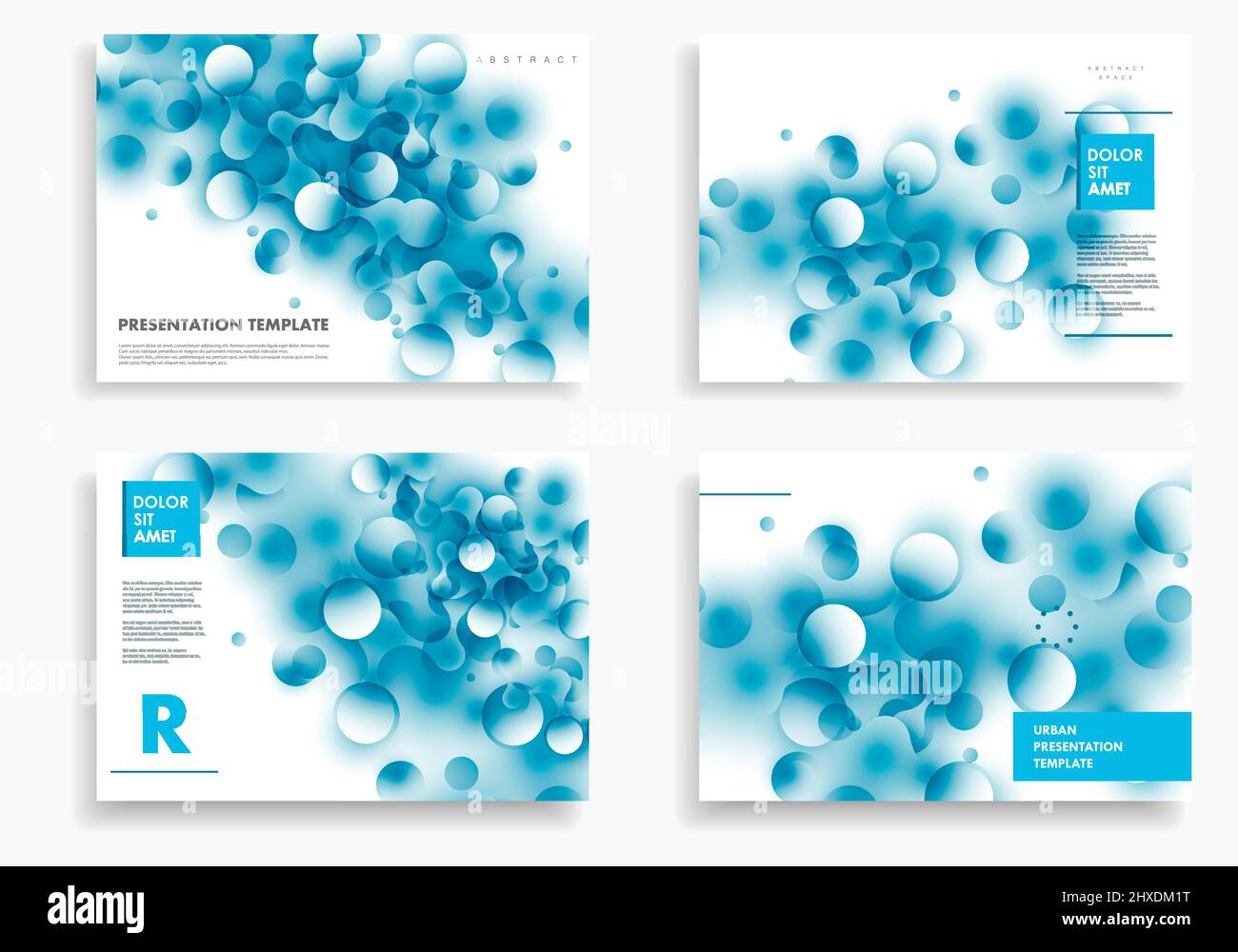 Moderni modelli vettoriali per copertina brochure in formato A4. Sfondo poligonale con punti e linee di connessione Illustrazione Vettoriale
