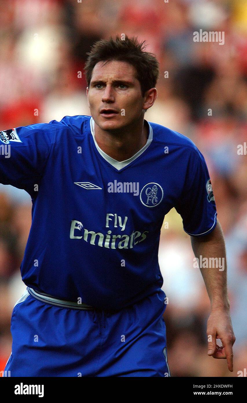 southampton contro chelsea franche lampard pic mike walker, 2005 Foto Stock