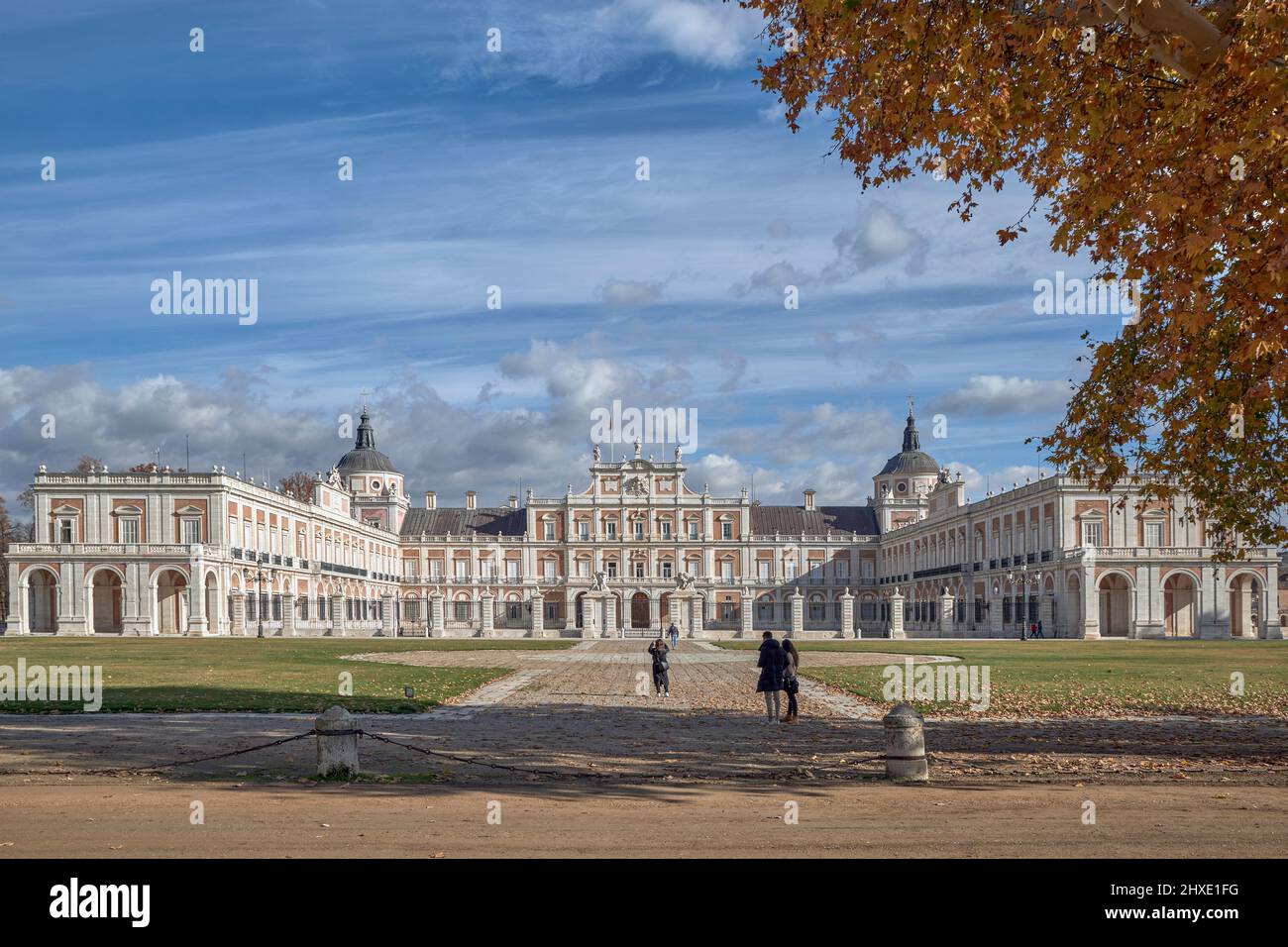 Palazzo reale (Palacio Real) della città di Aranjuez, Madrid, Spagna, Europa Foto Stock
