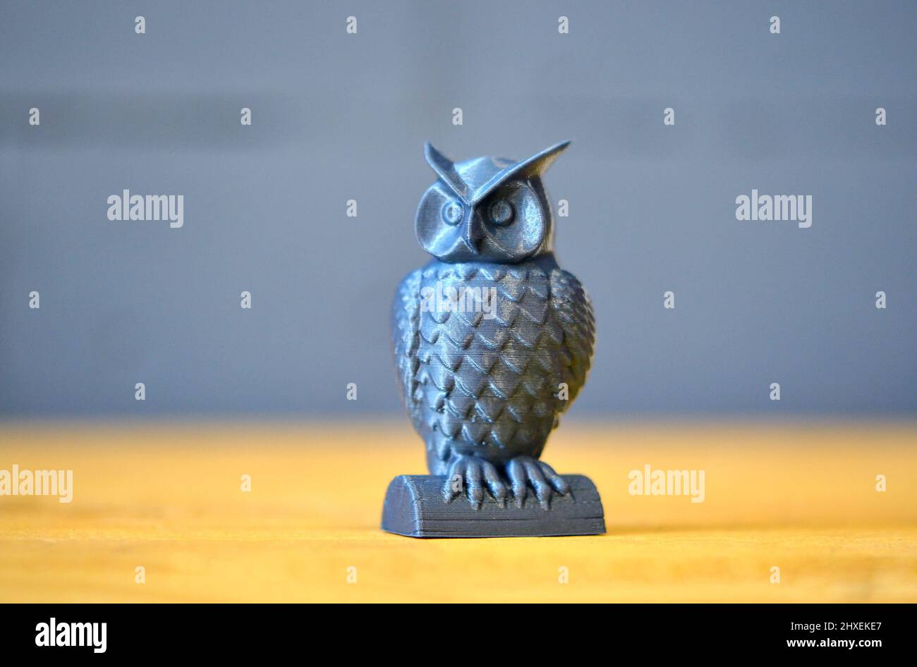 La stampante 3d tridimensionale automatica esegue la plastica. Foto Stock