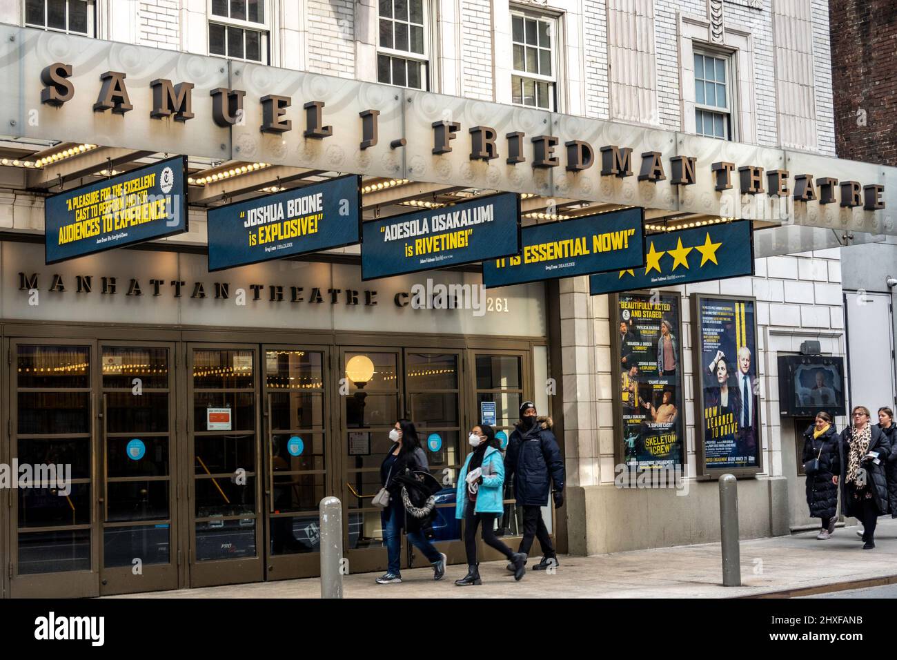 Samuel J Friedman Theatre, sede del Manhattan Theatre Club, Times Square, NYC, USA 2022 Foto Stock
