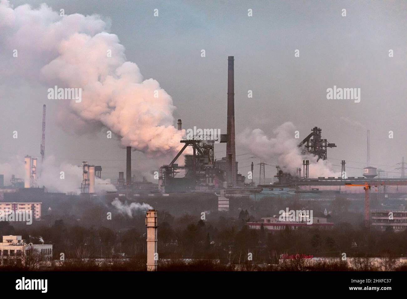 HKM, le opere metallurgiche di Krupp Mannesmann GmbH Foto Stock