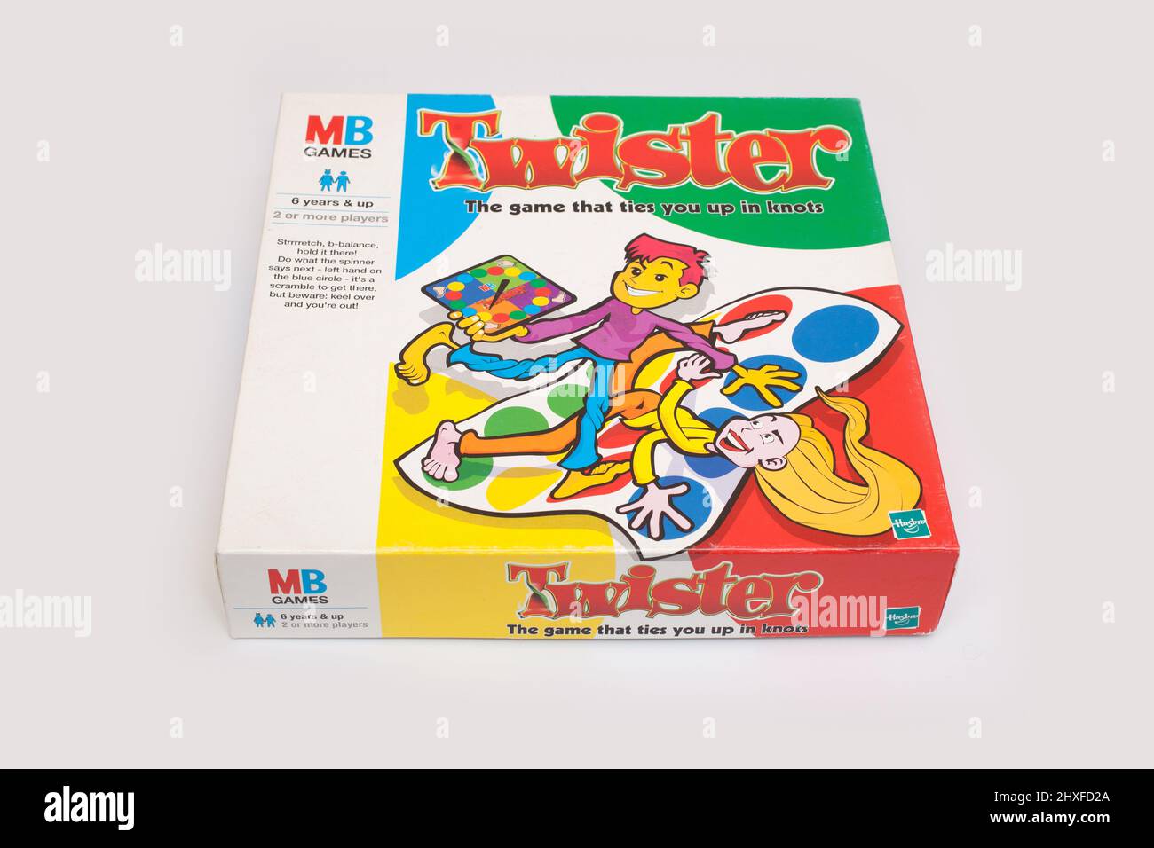 Il gioco in scatola, Twister Foto stock - Alamy