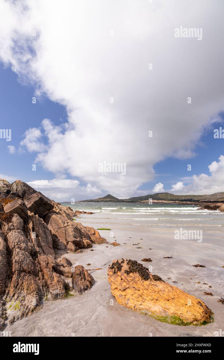 Whitestrand Beach, County Kerry, Irlanda Foto Stock