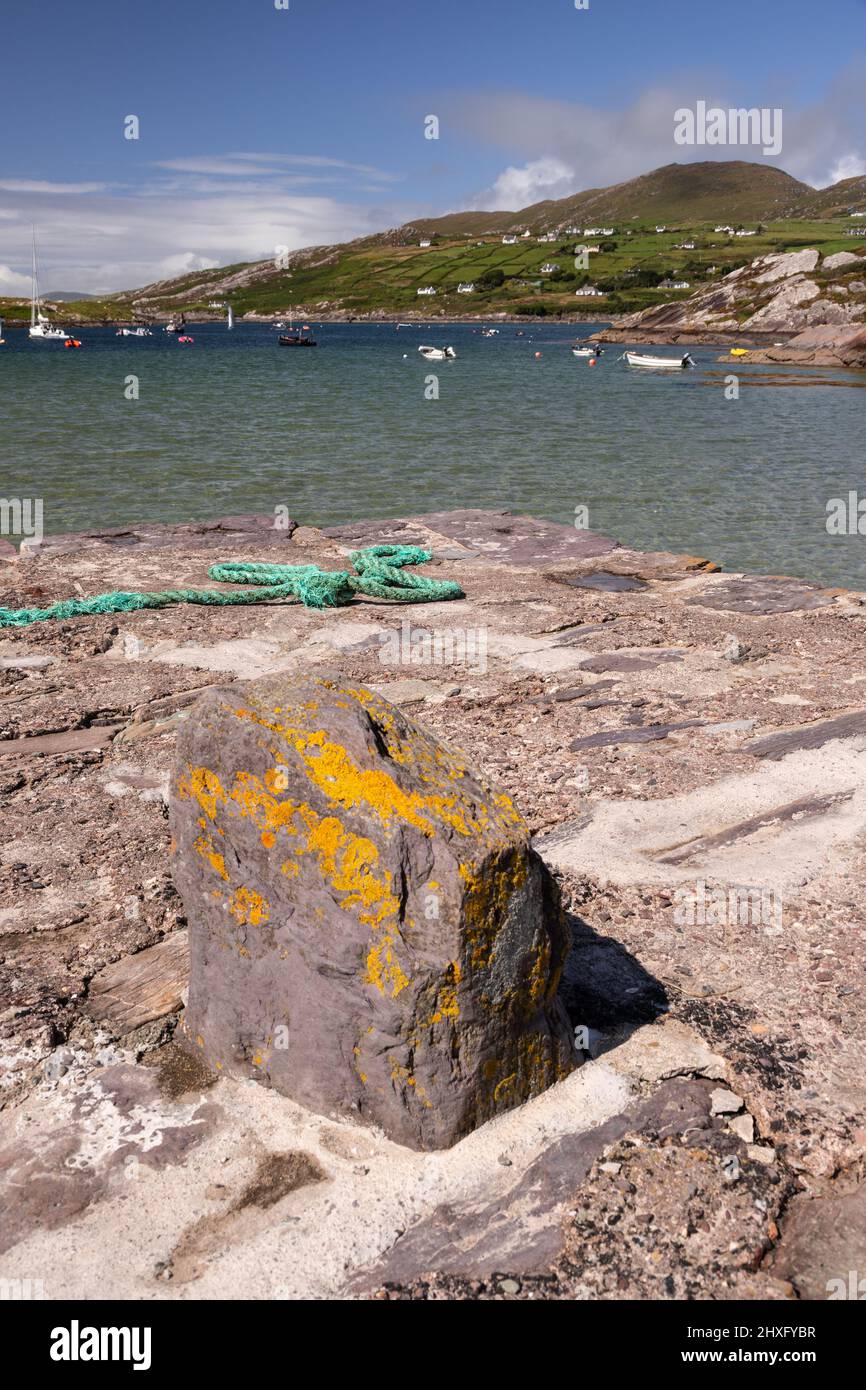 Derrynane spiaggia sulla costa atlantica della contea di Kerry, Irlanda Foto Stock