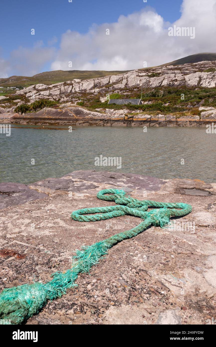 Derrynane spiaggia sulla costa atlantica della contea di Kerry, Irlanda Foto Stock