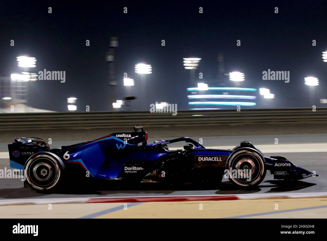 Nicholas Latifi (CDN) Williams Racing FW44. Test di formula uno, sabato 12th marzo 2022. Sakhir, Bahrein. Foto Stock