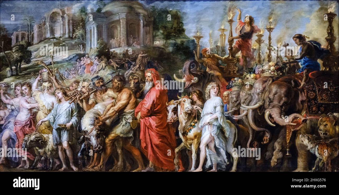 Peter Paul Rubens, un trionfo romano, olio su tela, National Gallery,  Londra, Inghilterra, Gran Bretagna Foto stock - Alamy