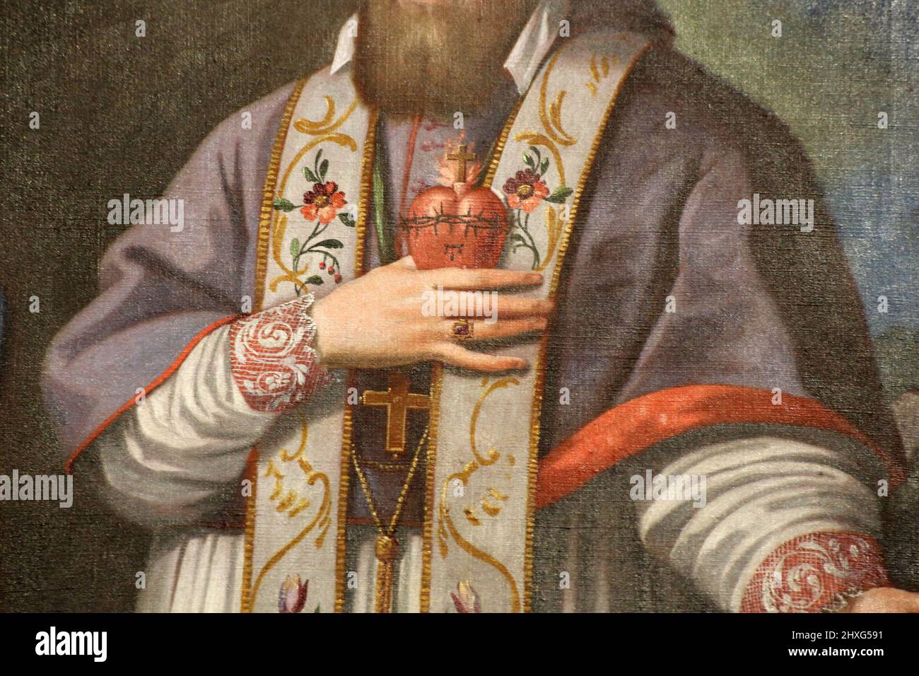 Saint-Martin-de-l'Étine. Eglise Saint-Gervais et Saint-Protais. Saint-Gervais-les-Bains. Alta Savoia. Auvergne-Rhône-Alpes. Francia. Foto Stock