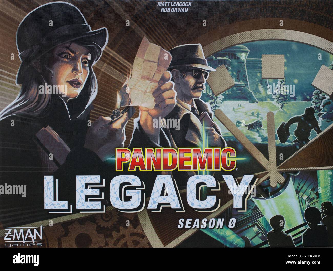 Il gioco da tavolo, Pandemic Legacy Foto Stock