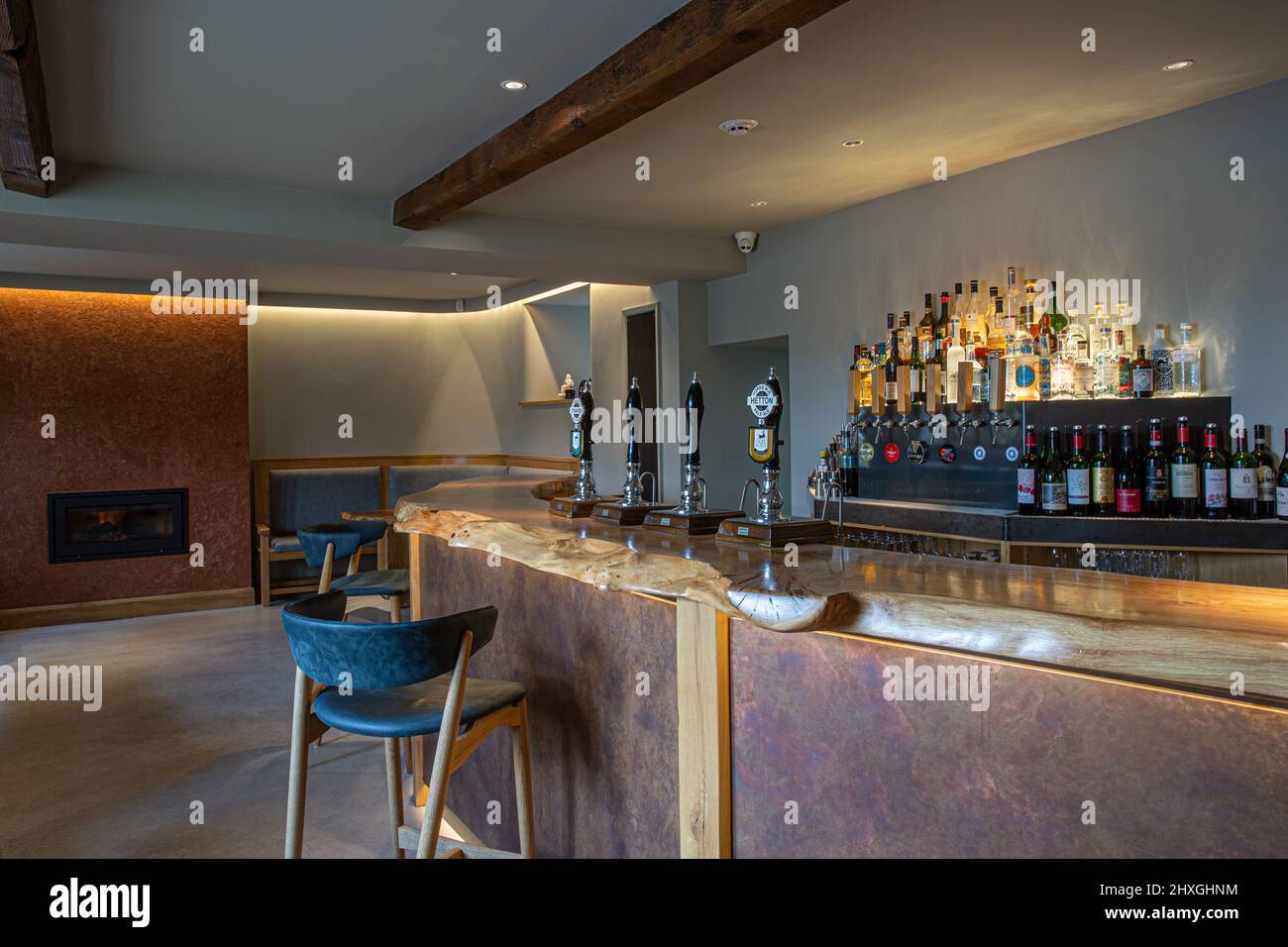 L'Angelo stellato Michelin a Hetton nello Yorkshire, Regno Unito Foto Stock