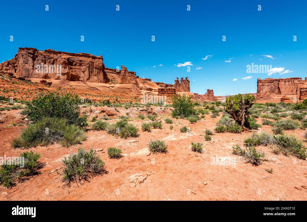 Parco Nazionale di Arches, Utah-STATI UNITI D'AMERICA Foto Stock