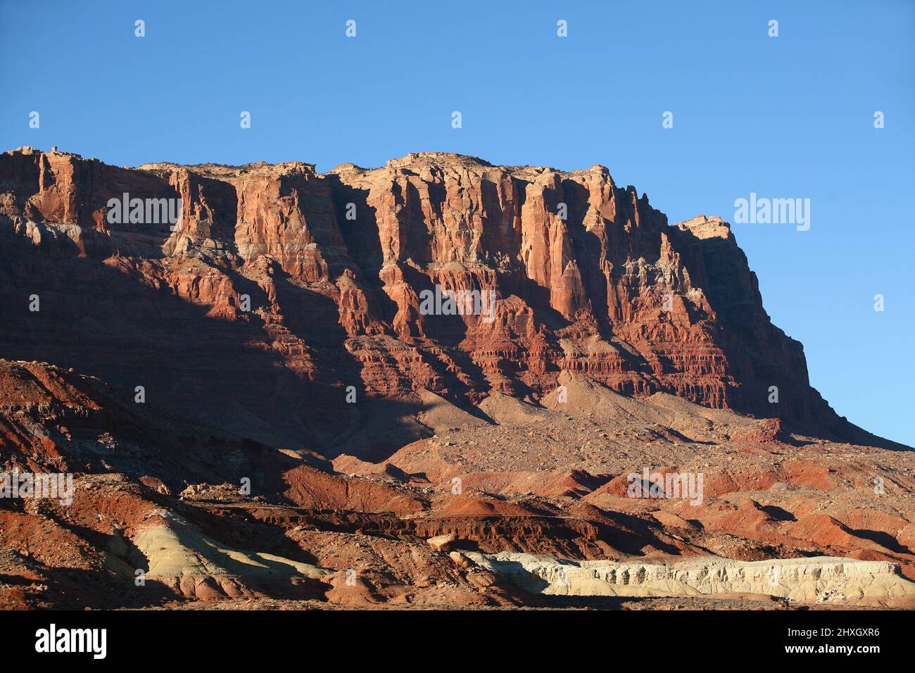 Vista del Vermilion Cliffs National Monument lungo l'autostrada Arizona 89A Foto Stock