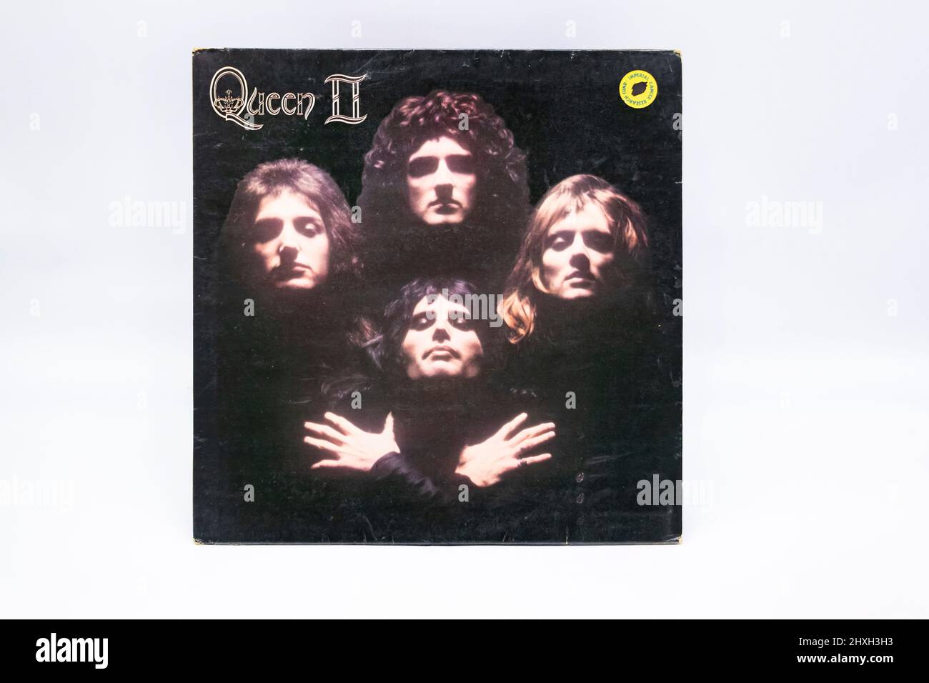 Copertina per dischi in vinile queen II LP Foto stock - Alamy