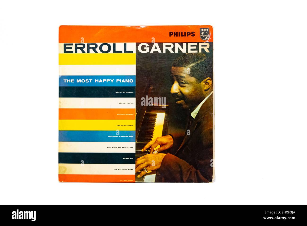 Errol garner la copertina più felice del disco in vinile piano Foto Stock