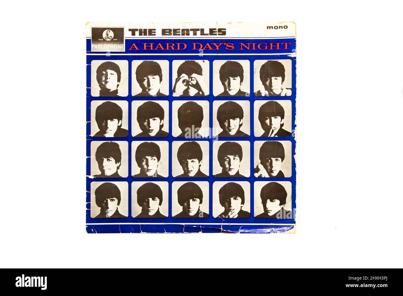 Una notte dura dei giorni LA copertina del disco in vinile dei Beatles Foto Stock