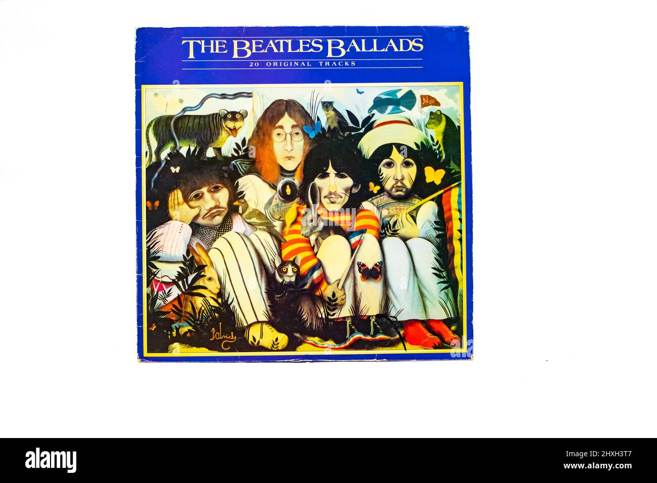Copertina del disco in vinile Beatles Ballads Foto Stock
