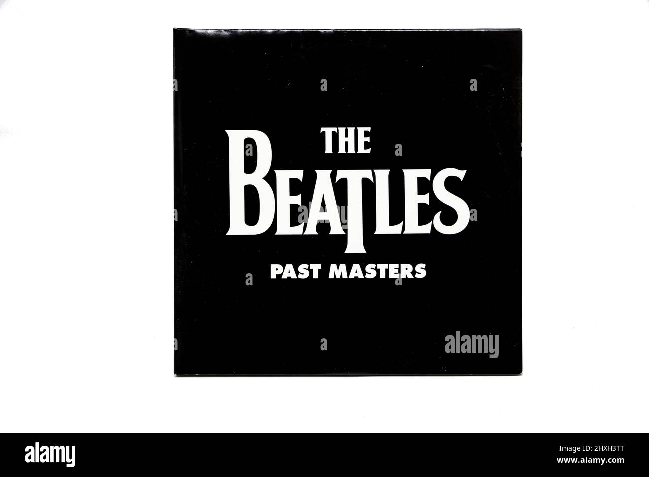 THE Beatles Past Masters vinile copertina del disco Foto Stock