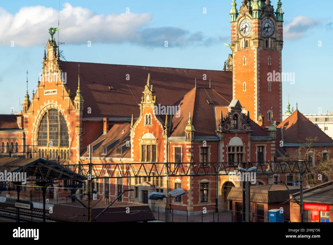 polonia ferrovia di danzica glowny tri-sity Foto Stock