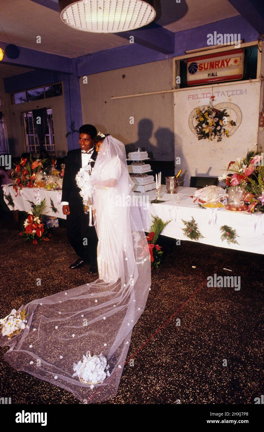 Mauritius isola cristiano tamoul matrimonio Foto Stock