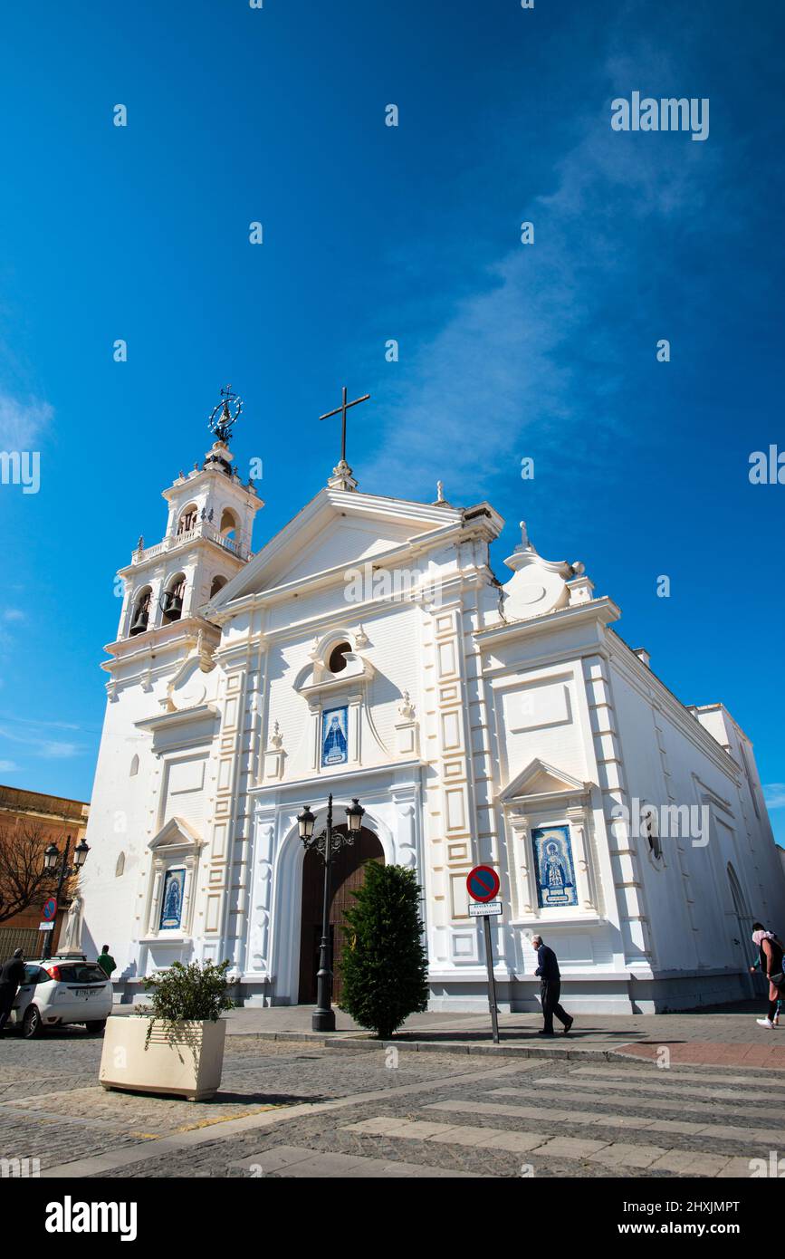 Parrocchia di nostra Signora delle Dolores, Isla Cristina, Huelva Foto Stock