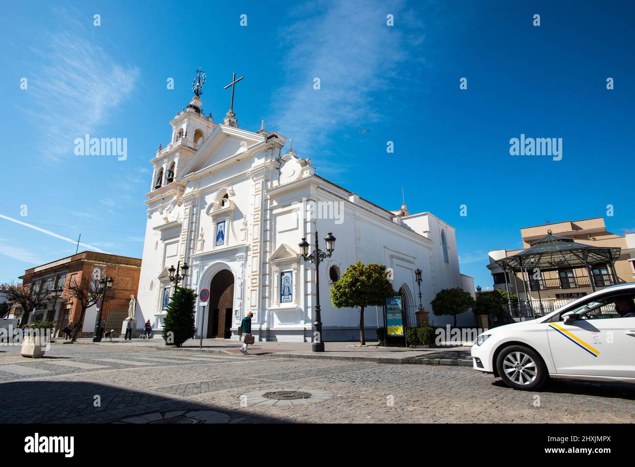 Parrocchia di nostra Signora delle Dolores, Isla Cristina, Huelva Foto Stock