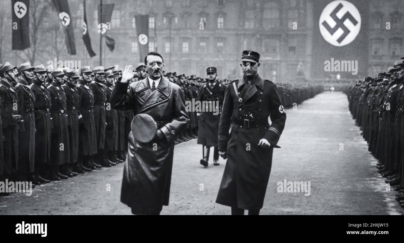 Adolf Hilter leader tedesco nazista Foto Stock