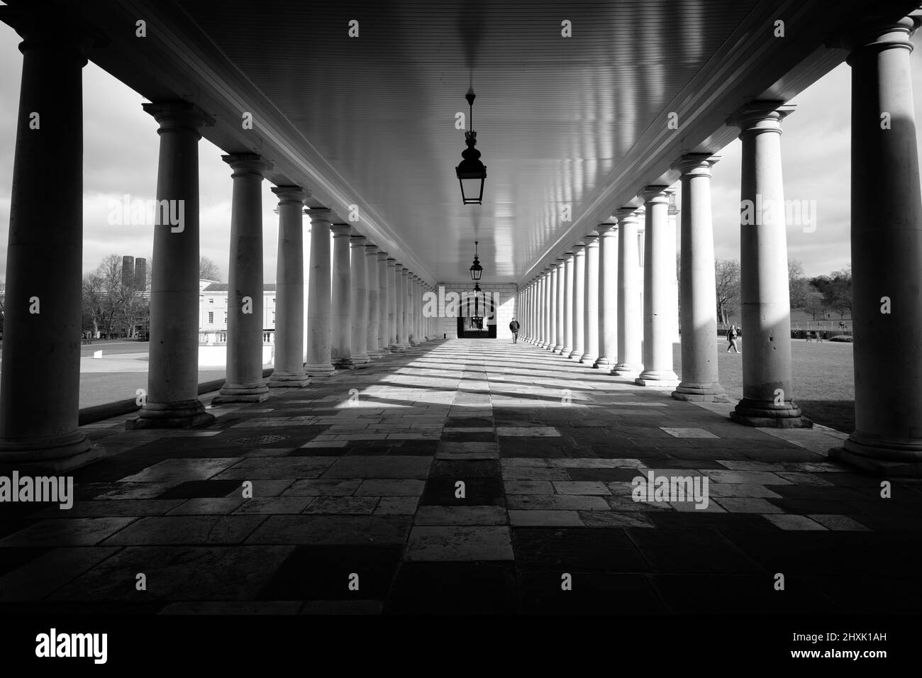 Old Royal Naval College di Greenwich Foto Stock