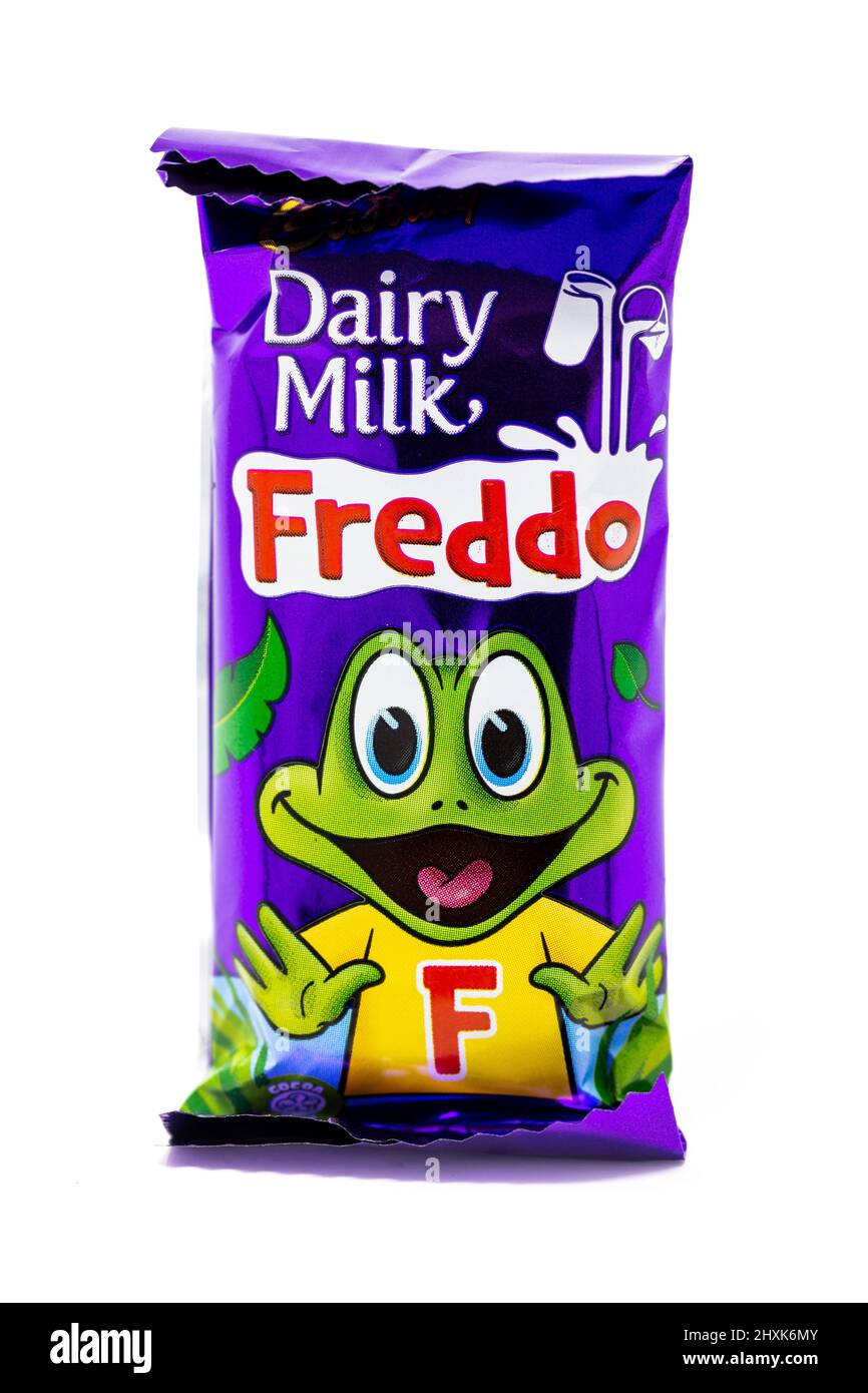 Cadbury Dairy Milk Freddo Chocolate Bar Foto Stock