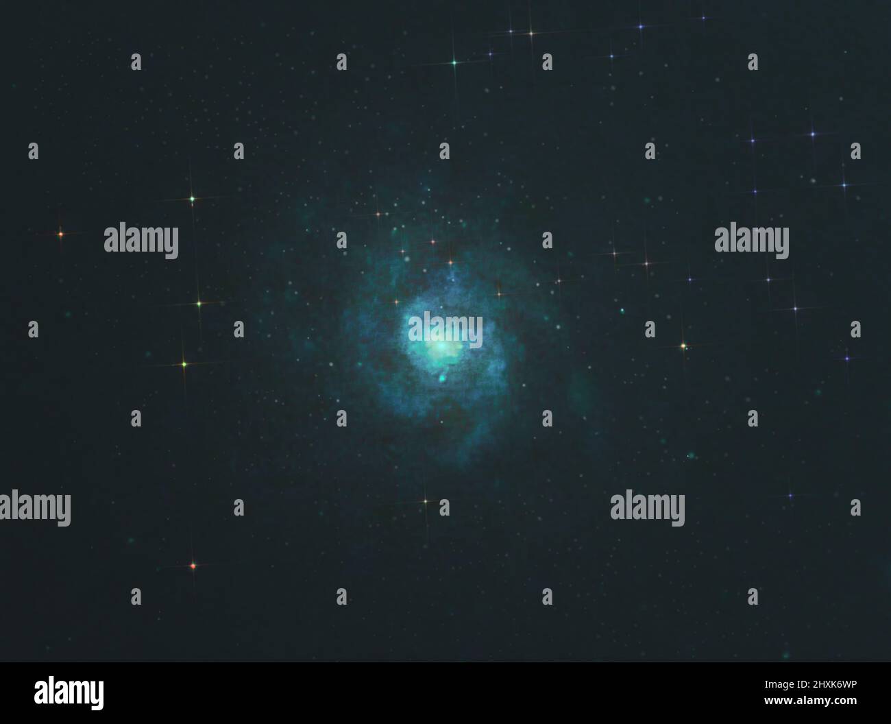 Pinwheel Galaxy M101 nella costellazione maggiore di Ursa Foto Stock