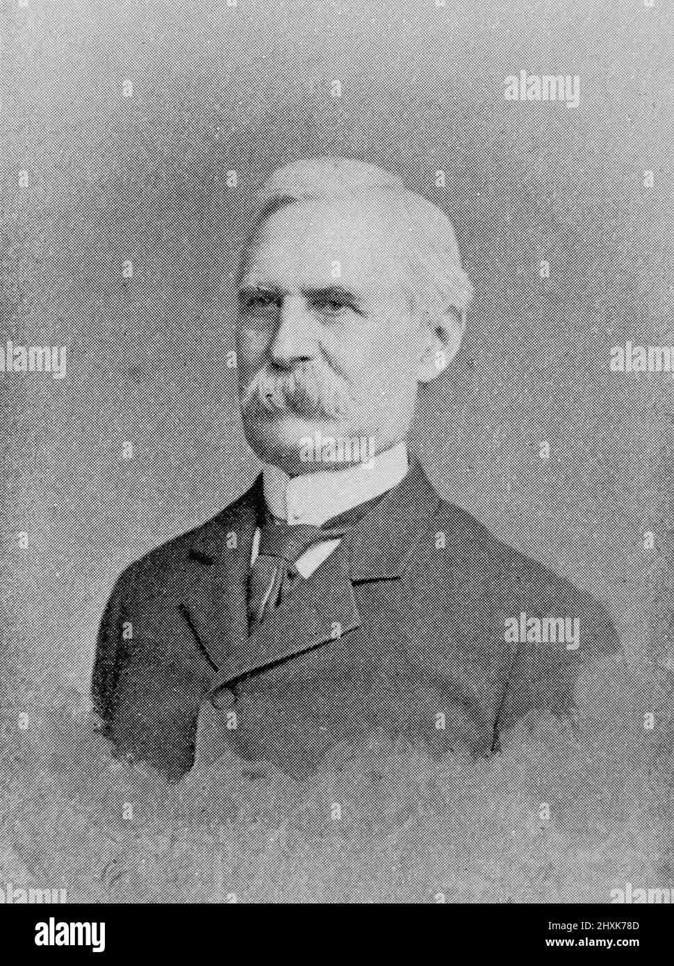 Emile Geyelin, ingegnere, fotografia in bianco e nero scattata circa nel 1890s Foto Stock