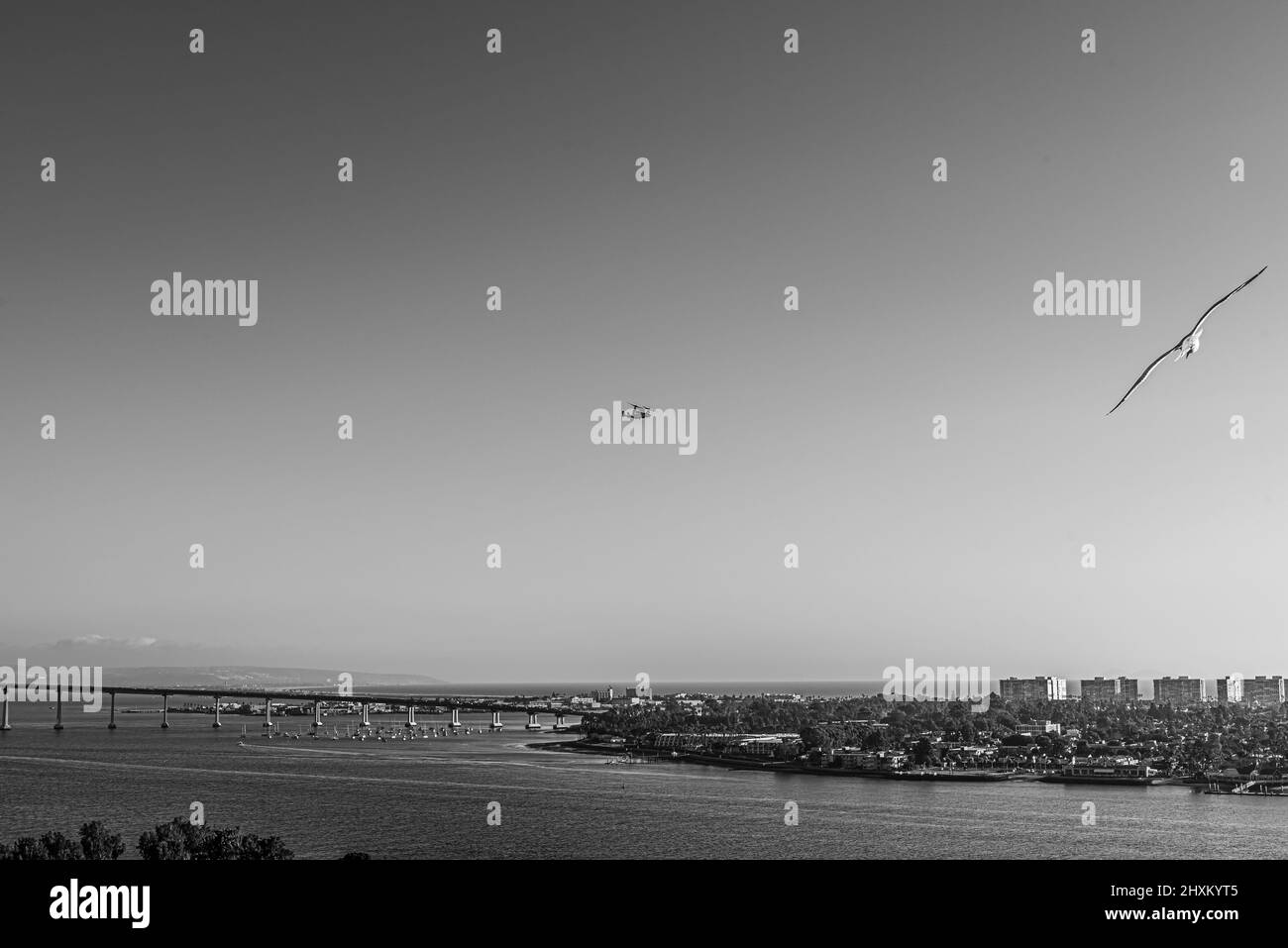 Il ponte Coronado di San Diego Foto Stock