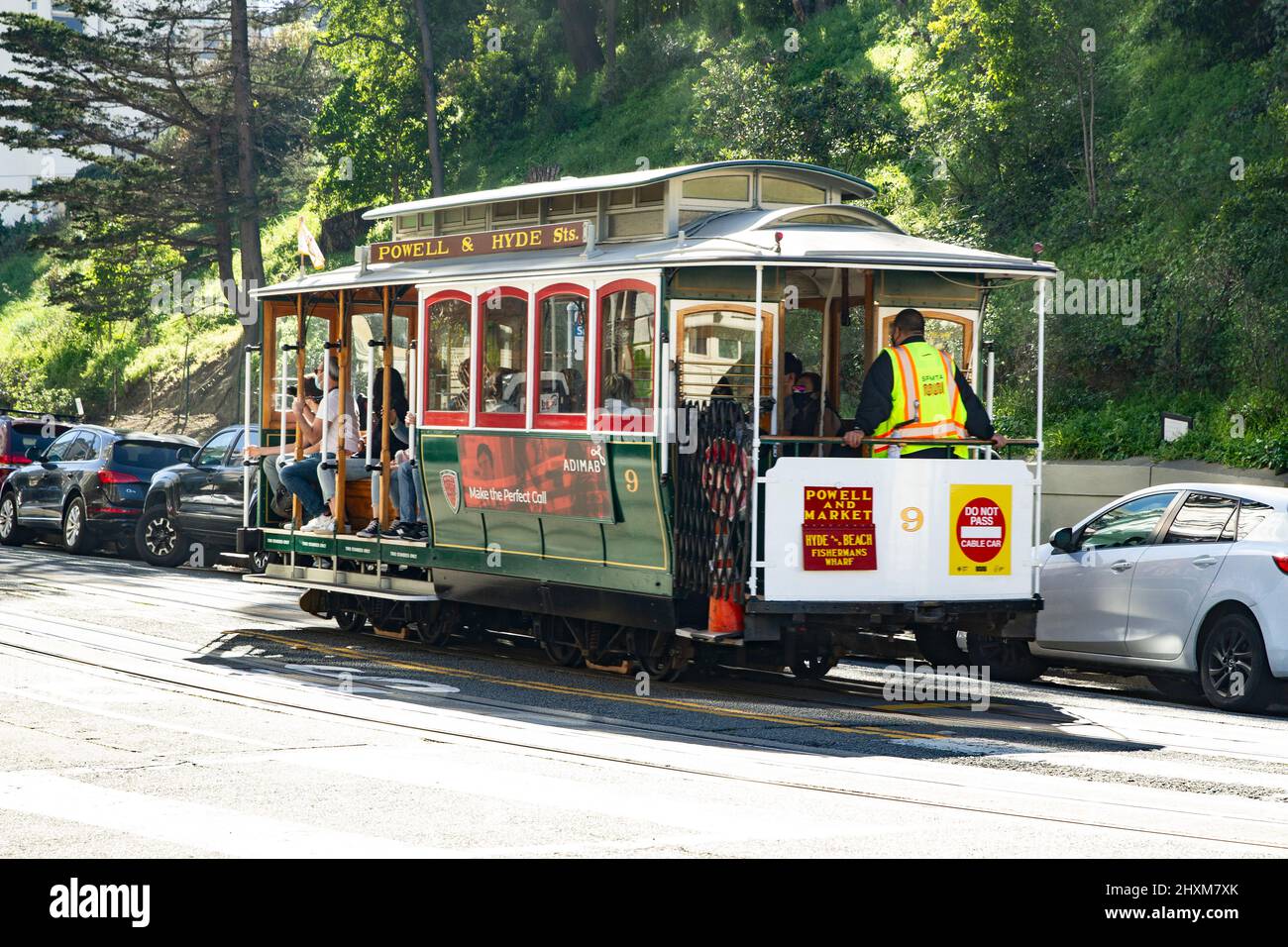 Tram di San Francisco Foto Stock