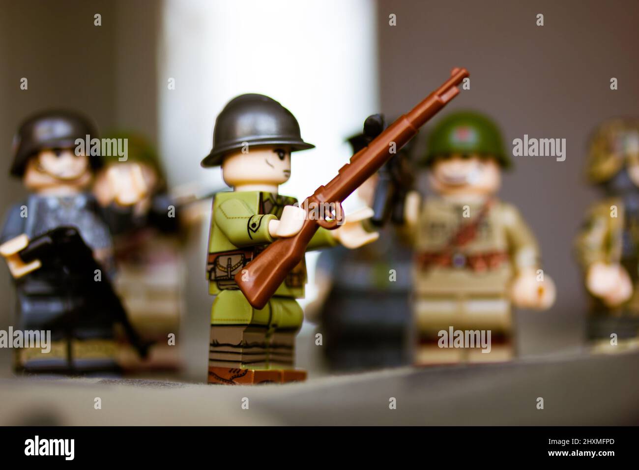 Custodia Per Armi Militari 9 Pezzi – Set Di Accessori Per Blocchi Costruzione, Cassetta Di Transito Per Minifigure E Scenario Di Guerra - 3