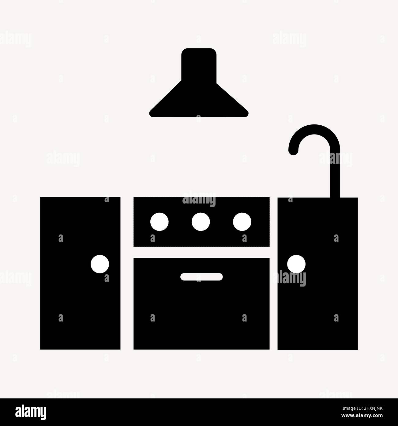 Icona astratta vettoriale sul bianco, illustrazione isolata per grafica e web design. Semplice simbolo piatto. Illustrazione Vettoriale