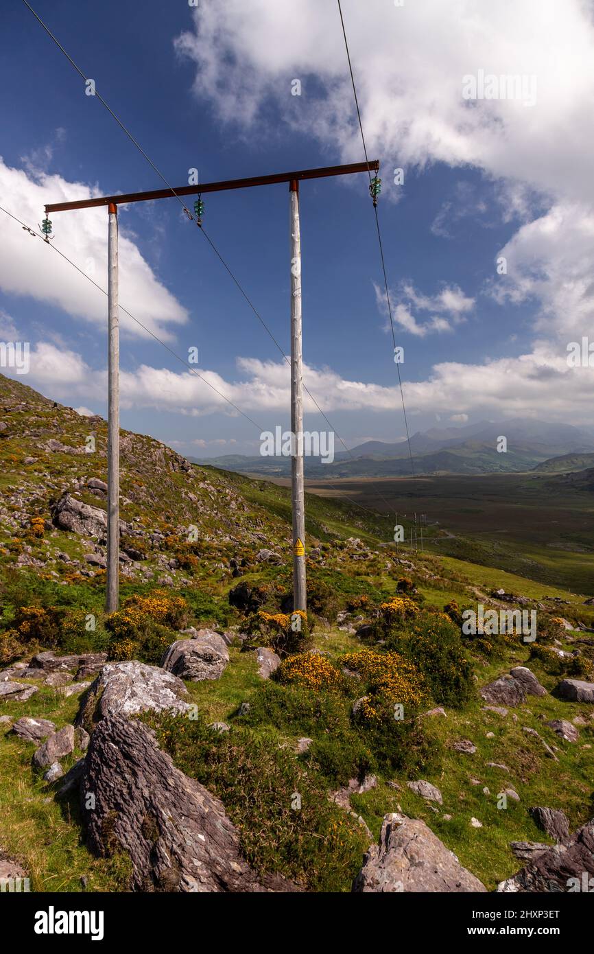 Ballaghasheen Pass, County Kerry, Irlanda Foto Stock