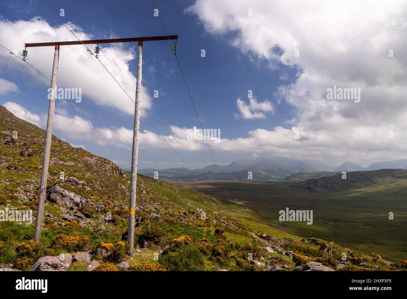 Ballaghasheen Pass, County Kerry, Irlanda Foto Stock