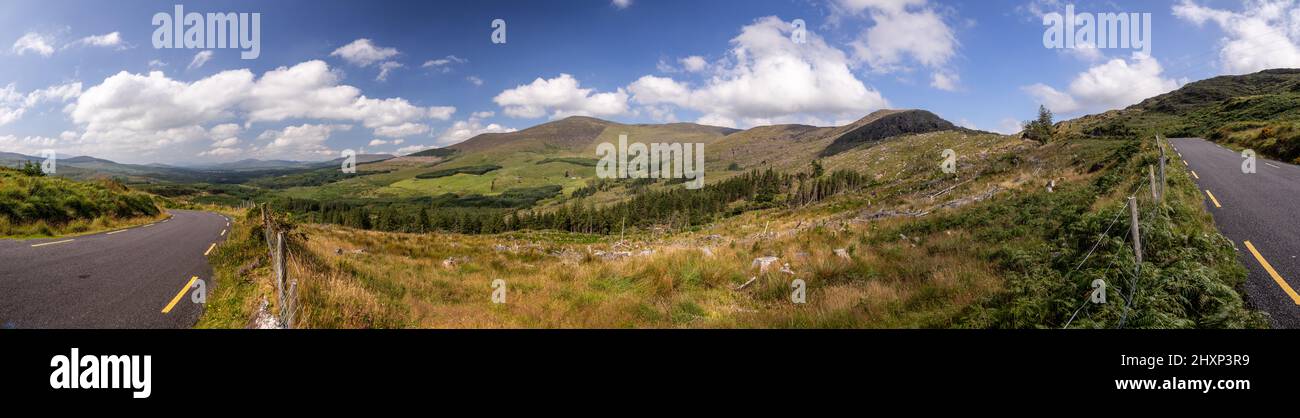Ballaghasheen Pass, County Kerry, Irlanda Foto Stock