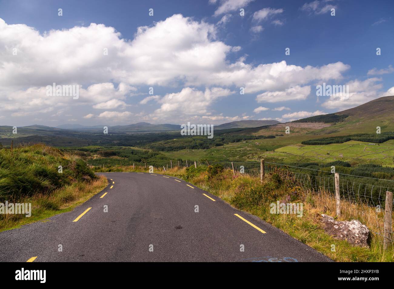 Ballaghasheen Pass, County Kerry, Irlanda Foto Stock