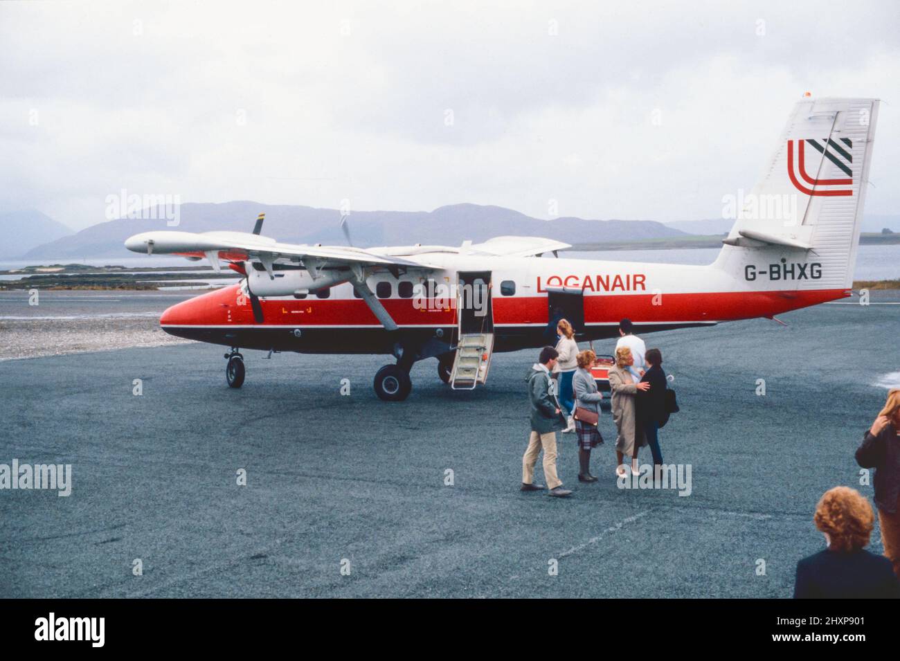 Airstrip sull'isola di Skye Foto Stock