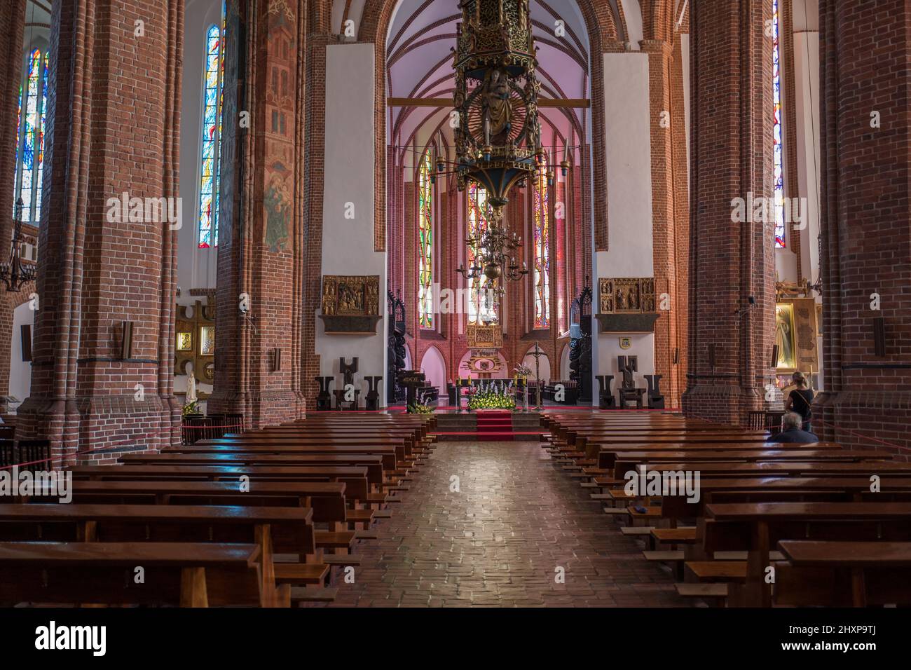 Dom Kolberg, Basilika von der Jungfrau der Maria, Bazylika pw. Wniebowzięcia Foto Stock