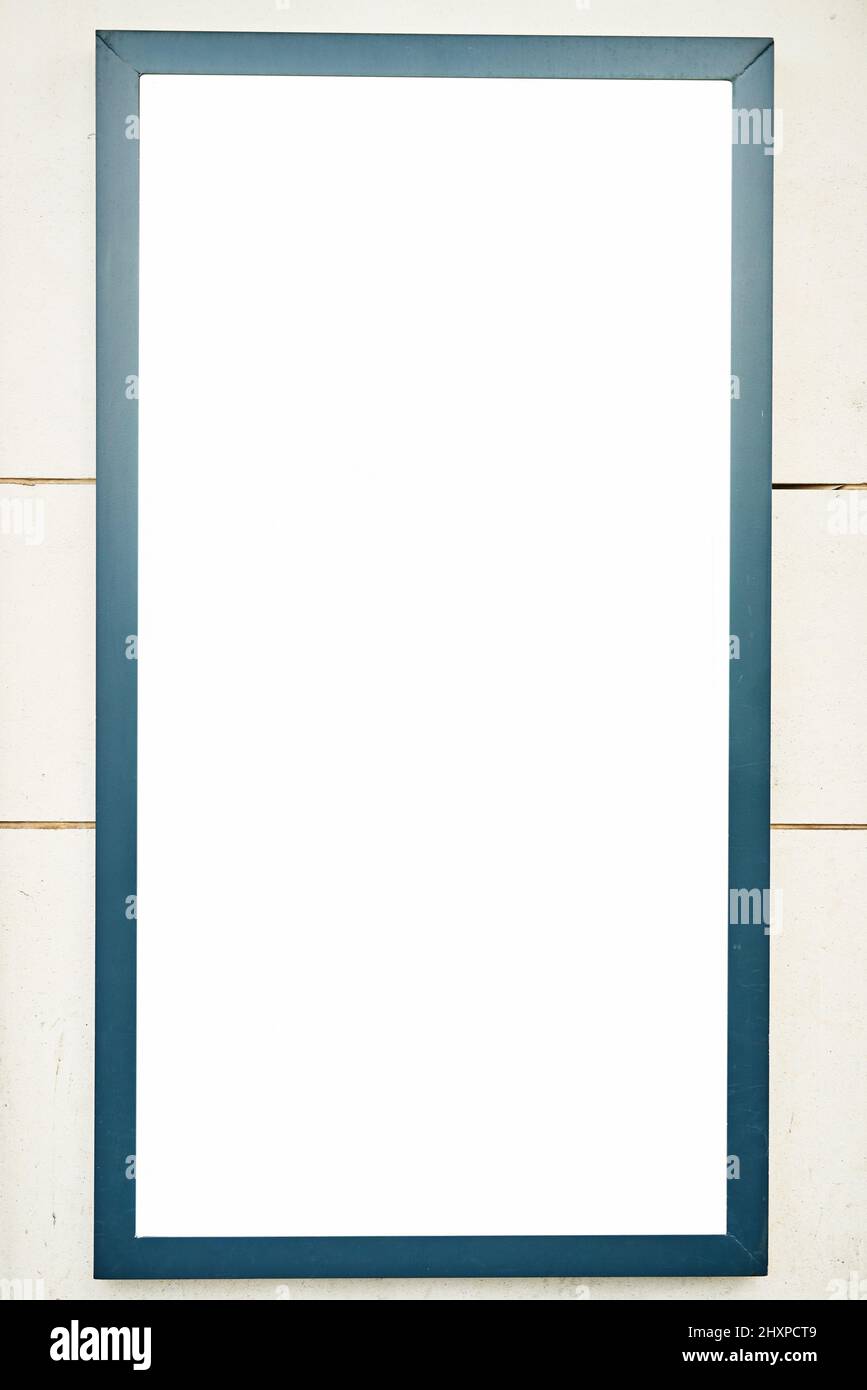 È questo segno che stai aspettando. Scatto di un poster vuoto con spazio per aggiungere il proprio testo. Foto Stock