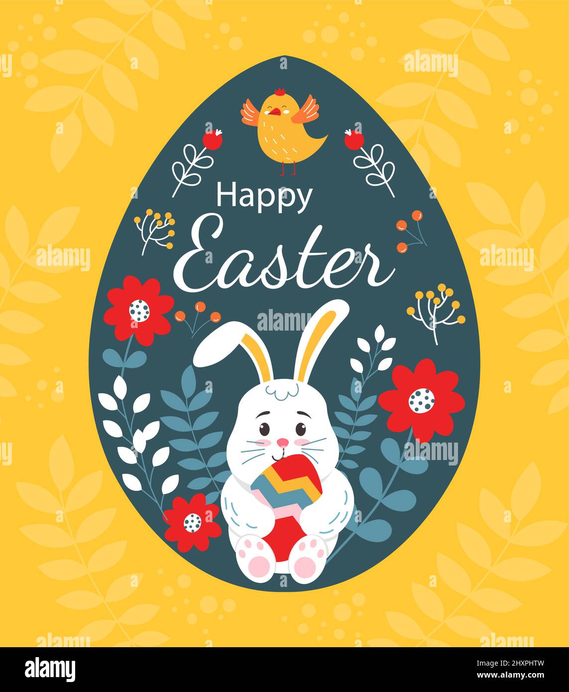 Pasqua uovo colorato Illustrazione Vettoriale