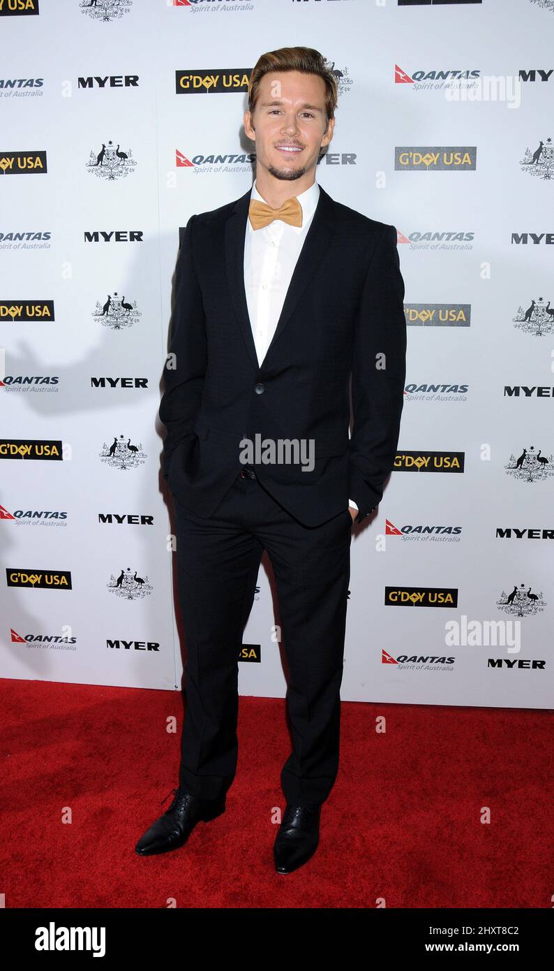 Ryan Kwanten 2011 G'Day USA Los Angeles Black Tie Gala in onore di Barry Gib, Roy Emerson e Abbie Cornish all'Hollywood Palladium di Hollywood. Foto Stock
