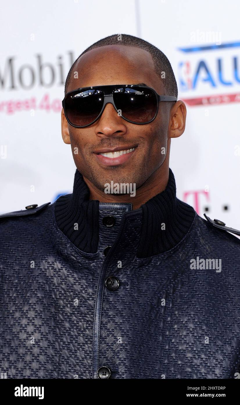 Kobe Bryant al 2011 T-Mobile NBA All-Star Game, tenuto a LA Live, Los Angeles. Foto Stock