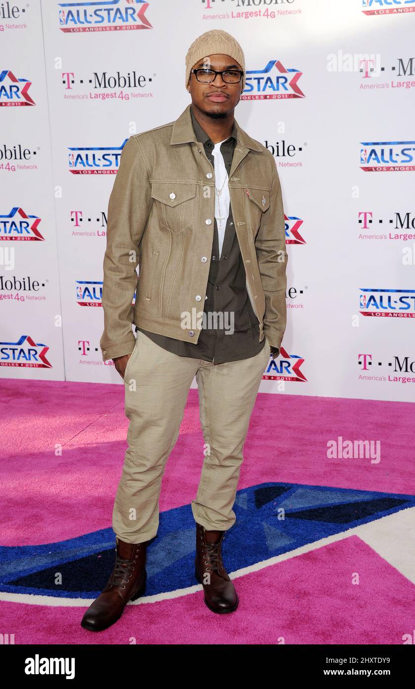 Ne-Yo al 2011 T-Mobile NBA All-Star Game, tenuto a LA Live, Los Angeles. Foto Stock