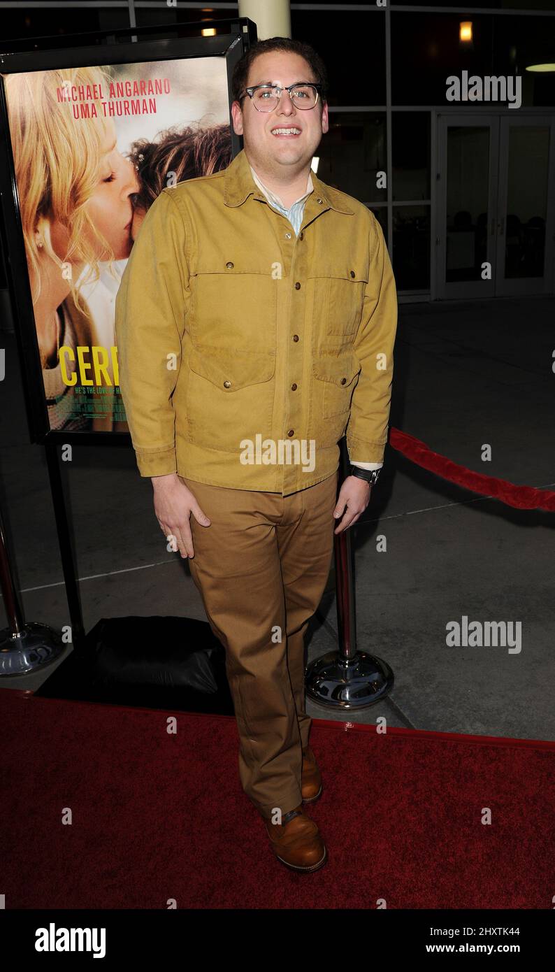 Jonah Hill durante la 'cerimonia' Premiere, Los Angeles, California Foto Stock