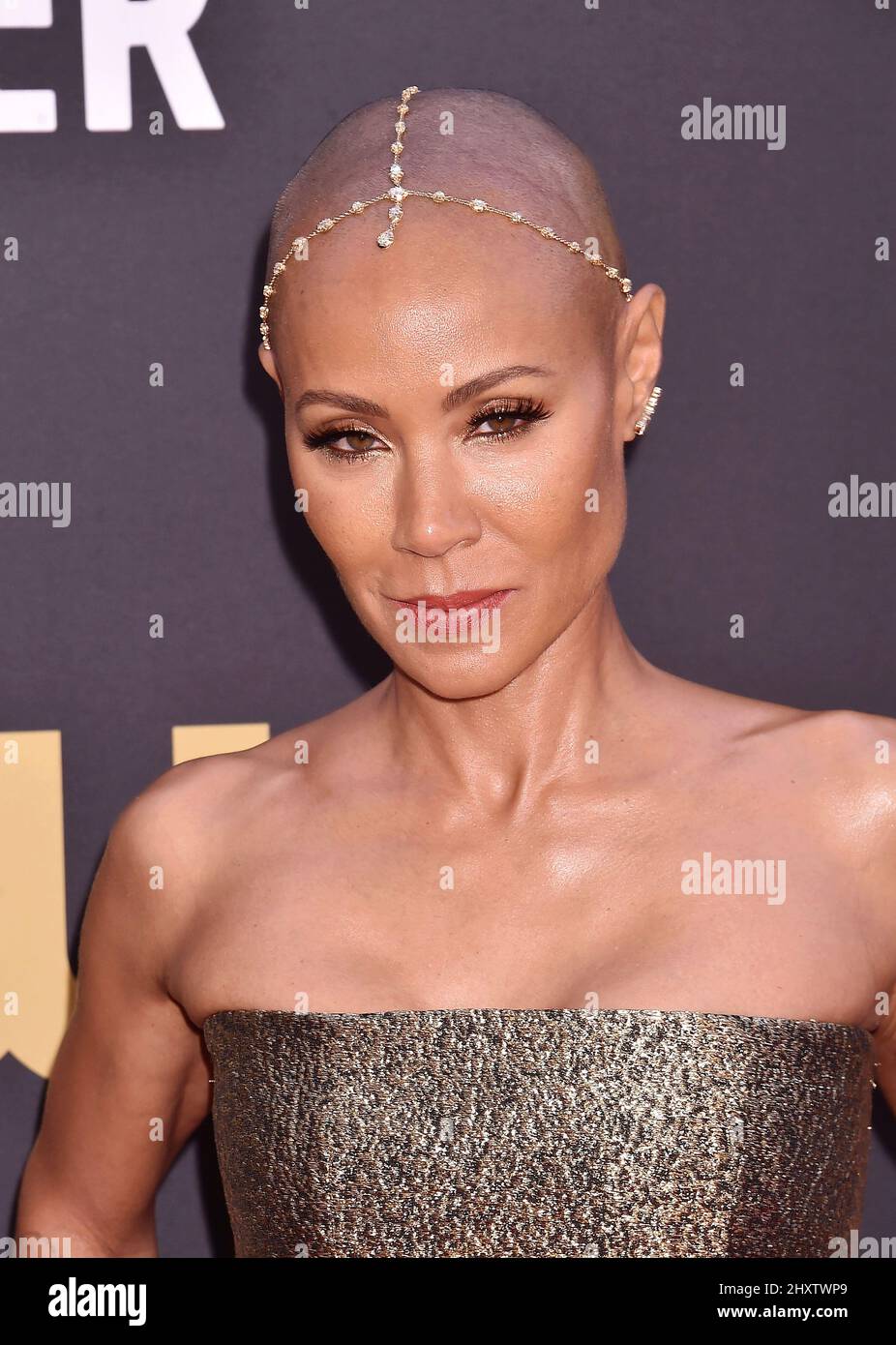 LOS ANGELES, CA - 13 MARZO: Jada Pinkett Smith partecipa ai 27th annuali Critics Choice Awards al Fairmont Century Plaza il 13 marzo 2022 a Los Angele Foto Stock