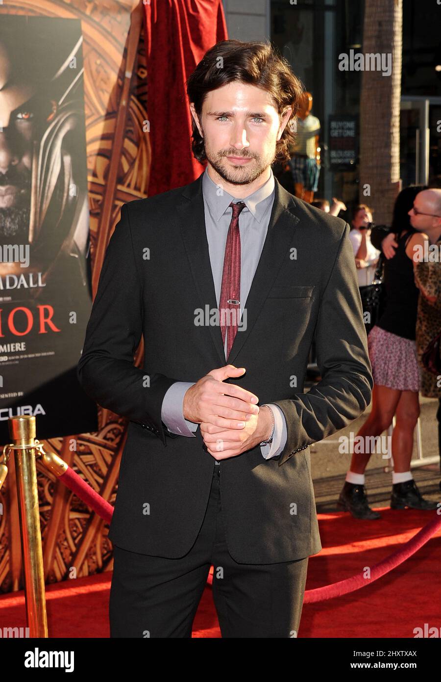 Matt Dallas arriva alla prima del film, 'Thor' a Hollywood, California, il 2 maggio 2011. Foto Stock