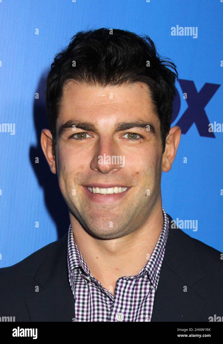 Max Greenfield partecipa al 2011 FOX Programming Presentation Post Party al Wollman Rink di Central Park il 16 maggio 2011 a New York City. Foto Stock